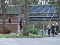 Stormschade kapel Orchideeenlaan